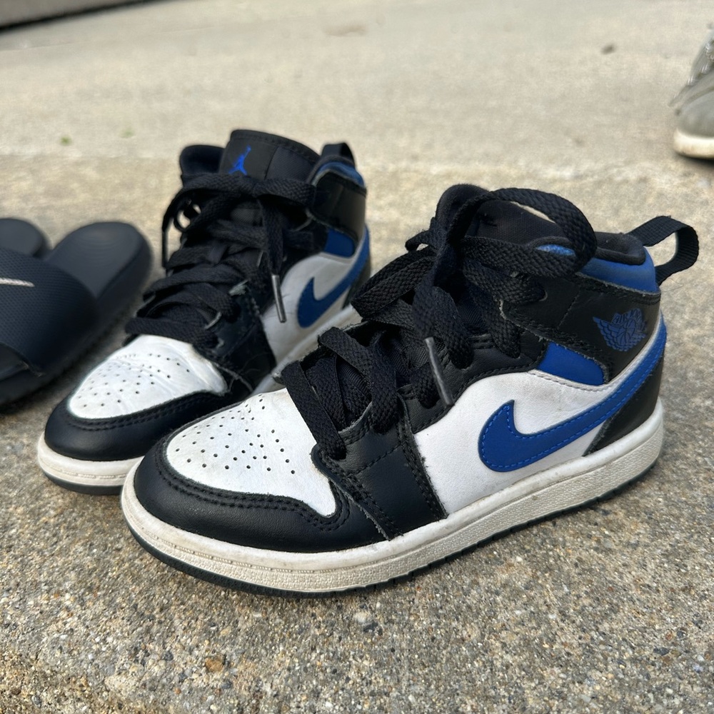 Nike Black and Blue Sneakers, Crocs, Slides lot